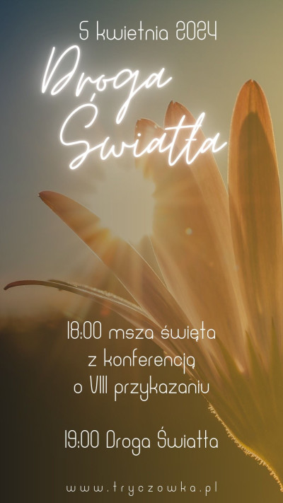 Zapraszam na Drogę Światła