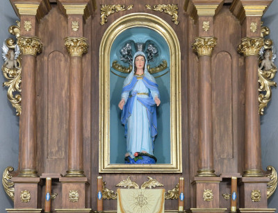 Odrestaurowana Figura Maryi