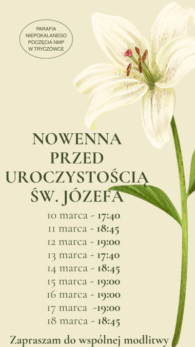 Nowenna do Św. Józefa